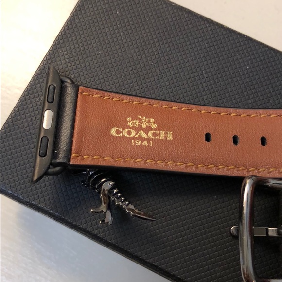 Coach Accessories Coach Apple Watch Band Strap With Rexy Cha Poshmark